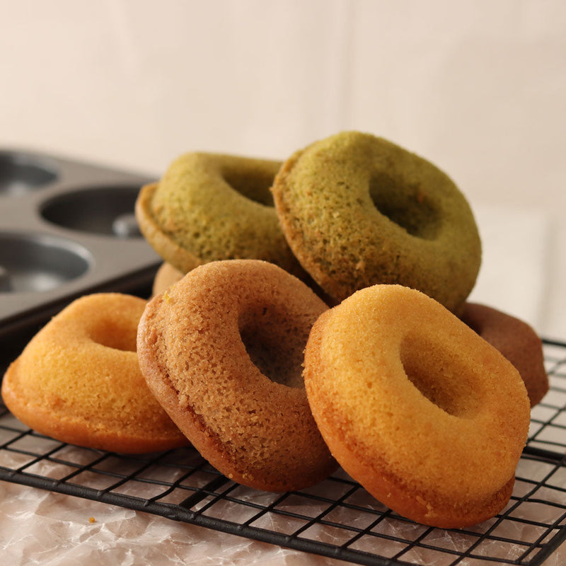 (ご自宅用)グルテンフリー アレルギー対応 お米の焼きドーナツ (6個) / もぐもぐぽけっと
