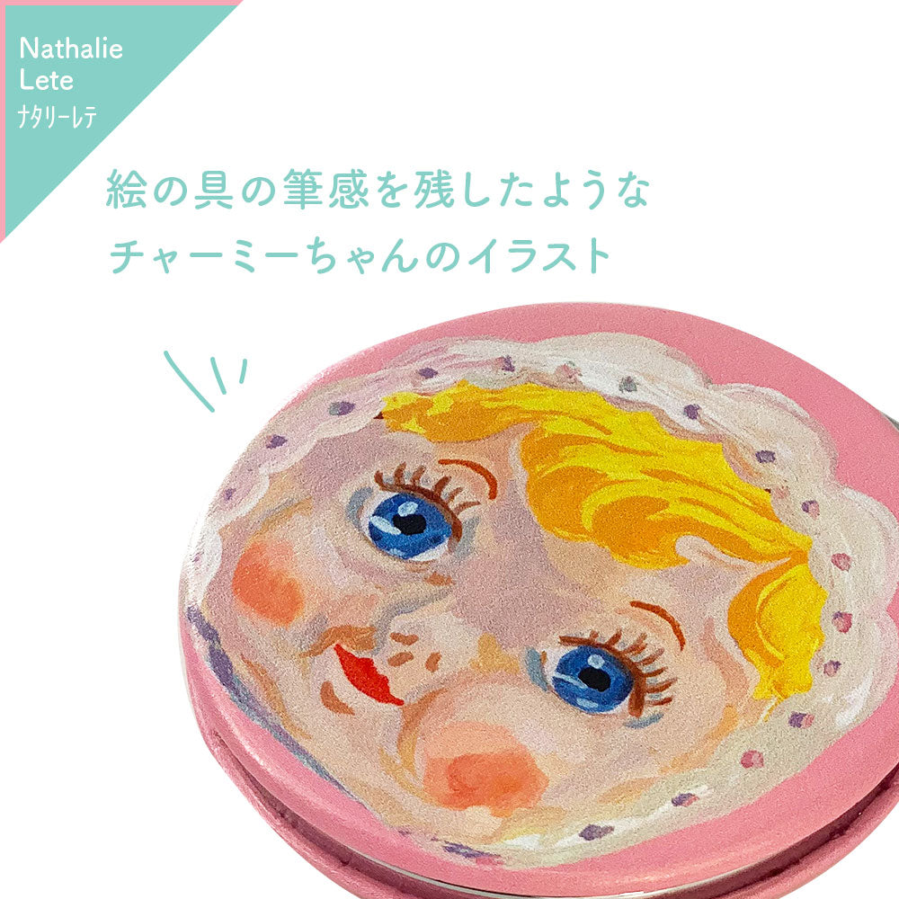 ナタリー・レテ チャーミーちゃんコンパクトミラー(ブルー)
