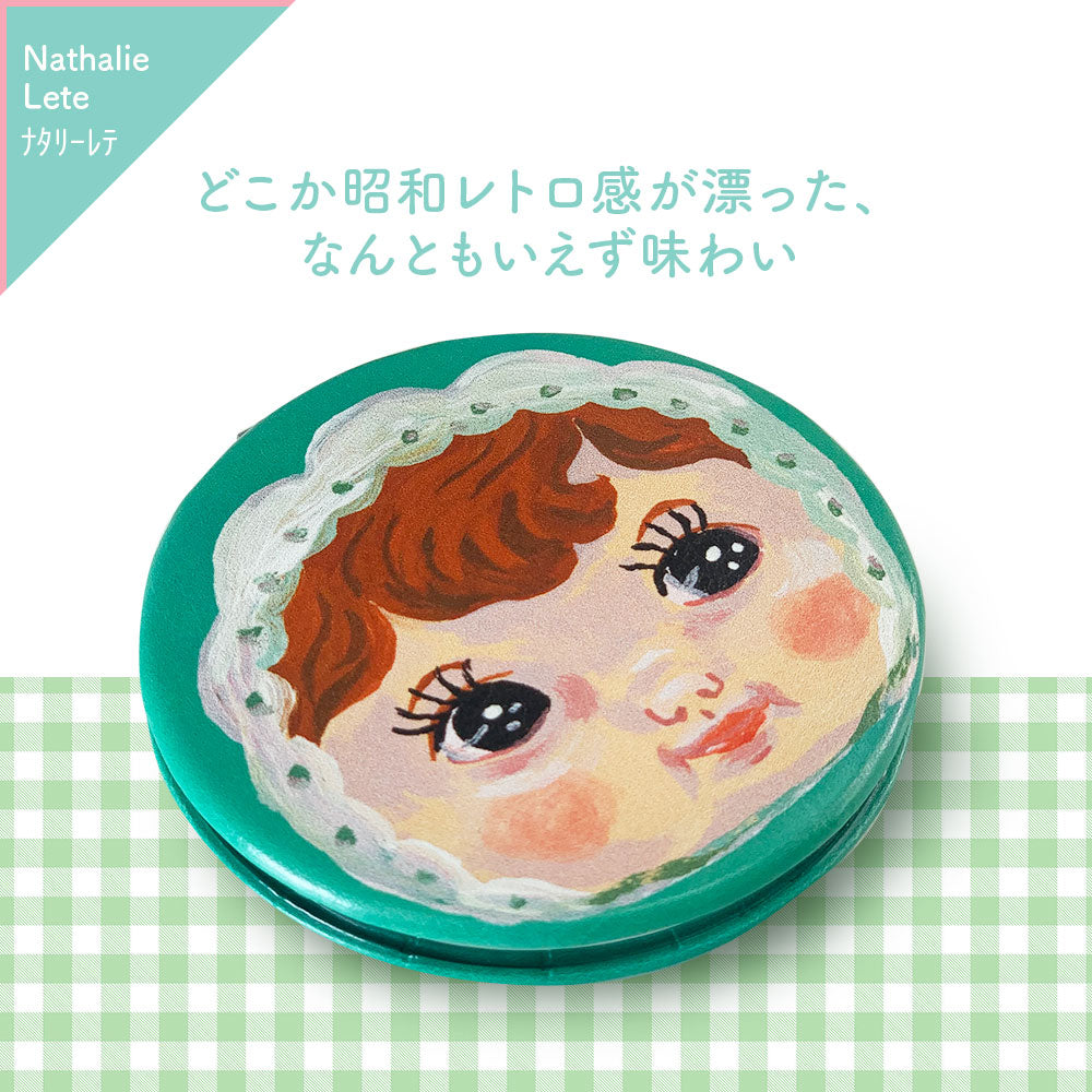 ナタリー・レテ チャーミーちゃんコンパクトミラー(ブルー)