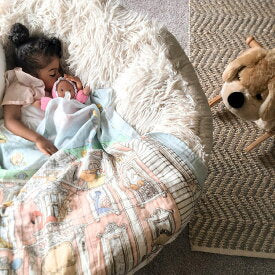 モンソー・マンション] ギフトBOX入りセット(毛布 + スタイ